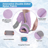 NEWGO Ice Pack Foot Ice Pack Wrap for Plantar Fasciitis, Edema, Achilles Tendonitis Relief, Gel Foot Cold Pack Hot Cold Therapy Ice Boot for Foot and Ankle Swelling, Sprained Ankles Heels - Purple