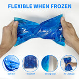 Extra Large Gel Ice Packs for Injuries Reusable Gel Cold Compress for Shoulder, Knee, Back and Neck - Hot and Cold Gel Packs for Pain, Injury, Surgery - Flexible Ice Pack for Injury - 8.3" x 12.4"