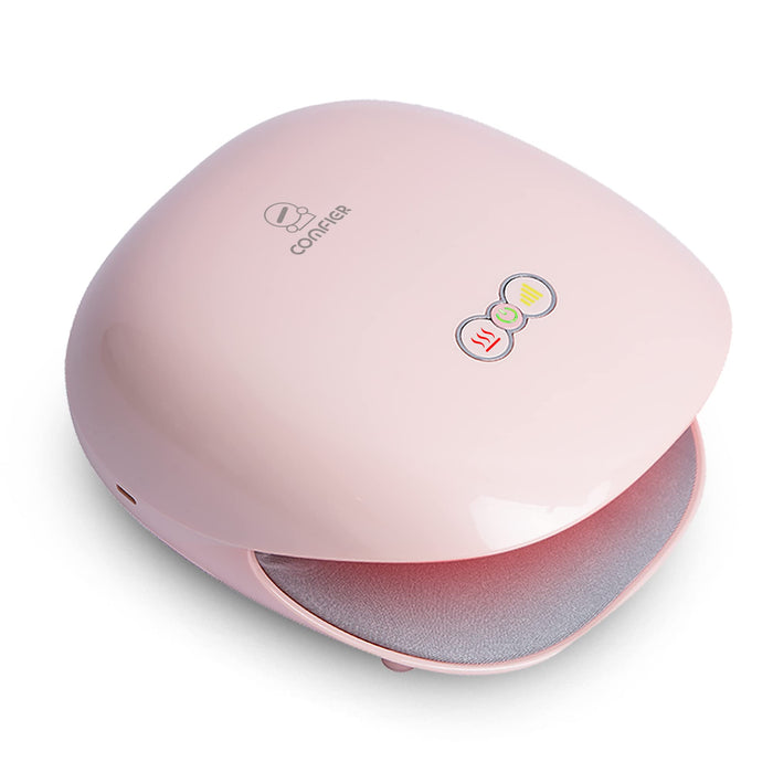 COMFIER Hand Massager with Heat, Rechargeable Hand Massager Machine for Carpal Tunnel, 3 Levels Compression & Heating, Ideal Gifts for Women