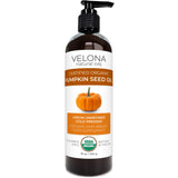 velona Pumpkin Seed Oil USDA Certified Organic - 16 oz | 100% Pure and Natural Carrier Oil | Unrefined, Cold Pressed | Cooking, Face, Hair, Body & Skin Care | Use Today - Enjoy Results