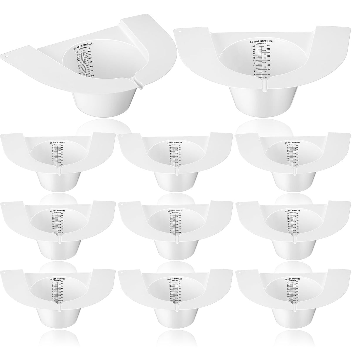 TrelaCo 10 Pcs Urine Hats for Toilets Stool Sample Collection Kit Urin