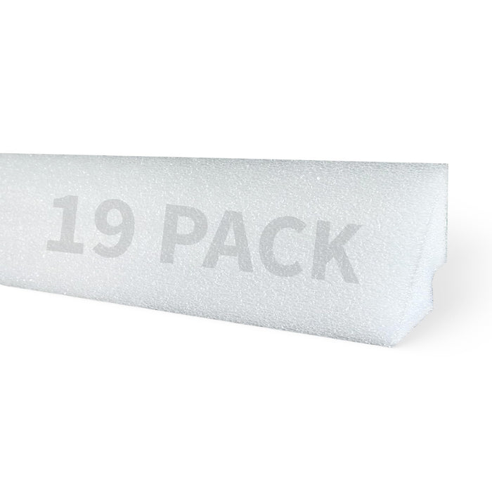 Blue Wave Peel and Stick Pool Cove for Above Ground Pools, 19-Pack – Resilient HDPE Construction – 77-Ft of Total Liner Coverage for up to 24-Ft Round or 16x32-Ft Oval Pools – Sand Cove Alternative