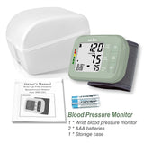 SEJOY Blood Pressure Machine, Wrist Blood Pressure Cuff Monitors for Home Use, Automatic Digital BP Machine with Irregular Heartbeat Detector, Large LCD Display, Dual Users Mode, 2x60 Memory