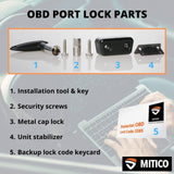 MITI OBD Protector | Metal OBD2 Port Lock Cap | Car Anti-Theft OBD Locking Device | Model F