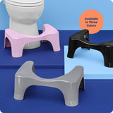 Squatty Potty The Original Bathroom Toilet Stool, Curve Lightweight with Sleek and Modern Design, Gray, 7"