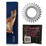 Koleston Perfect 6/0 Dark Blonde/Natural Permanent Creme Hair Color 2 Ounce and Goomee Markless Hair Tie Loop (Bundle 2 items)