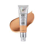 IT Cosmetics Your Skin But Better CC+ Cream, Neutral Tan - Color Correcting Cream, Full-Coverage Foundation, Hydrating Serum & SPF 50+ Sunscreen - Natural Finish - 1.08 fl oz