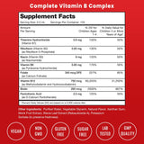 Vitamin B Complex for Kids | B1, B2, B3, B6, B7, B9 & Methyl B12 | Kids B Complex Liquid Drops Supplement | Energy, Focus, Metabolism | Vegan & Non-GMO | Natural Berry | 120 Servings | 4 Month Supply