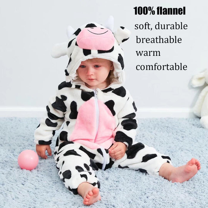 Baby Cow Costumes Unisex Toddler Outfit Halloween Dress Up Romper 18-24 Months