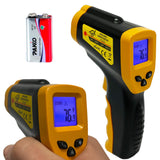 Infrared Thermometer Gun Digital Food Thermometer Temperature Gun, Temp Gun, Laser Thermometer Gun for Pizza Oven, Grill, Meat, Griddle, HVAC, Engine, Ir Gun from -58°F to 1022°F