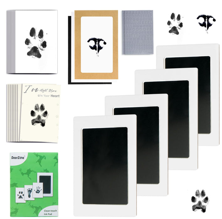 DeerZone Inkless Paw Print Kit,Dog Paw Print Kit,Dog Nose Print Kit
