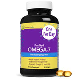 InnovixLabs Purified Omega 7 Supplement, 210mg Omega-7 Palmitoleic Acid Dose, Essential Fatty Acids Omega-7 Fish Oil Supplements for Metabolism and Triglyceride, 5 Star IFOS Approved, 30 Capsules