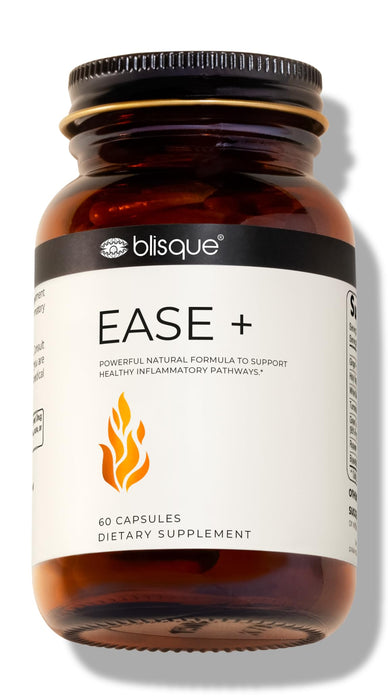 Blisque – Natural Inflammation Health Supplement Complex for Healthy Inflammatory Response | Doctor-Approved | with Turmeric Curcumin, Ginger Root, and Boswellia | 60 Capsules | Vegan and Non-GMO