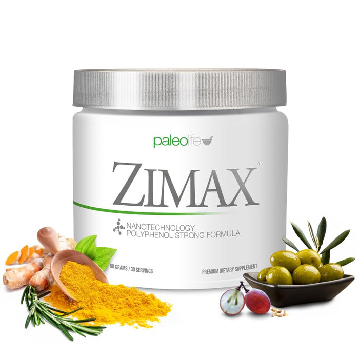 ZIMAX Super ANTIOXIDANT - 100% Natural - High Absorption Curcumin, Rosemary Extract, Grape Seed Extract, Olive Leaf Extract ORAC 3,451,770 (Canister) 90 Grams (1-Pack)