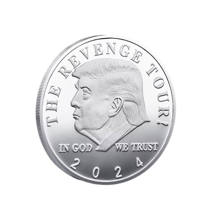 President Donald Trump Coin, Trump 2024 Coin The Revenge Tour Coin