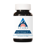 Ayush Herbs High Omega-3, High-Potency Fish Oil Supplement, Immune and Brain Support Supplement, 60 Softgels