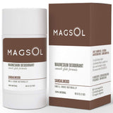 MAGSOL Aluminum Free Deodorant for Men - Natural Deodorant for Women with 4 Total Ingredients, No Baking Soda (Sandalwood)