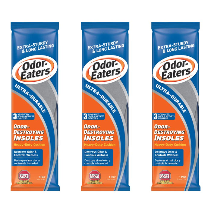 Odor Eaters Insoles Ultra-Durable (3 Pack)