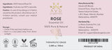 AVD Organics Rose Essential Oil for Diffuser - Premium Quality Therapeutic Grade Rose Oil | for Soaps, Candles, Massage, Skin, Perfumes, Home Fragrance - 3.38 fl. Oz