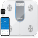 RENPHO Scale for Body Weight, Smart Digital Bathroom Scale, Bluetooth BMI Body Fat Scale, Electronic Body Composition Monitor Syncs with App, 440lb - Elis 1C