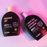 b.tan UV Tanning Bed Lotion | I Want The Darkest Tan Possible - x4000 Tan Intensifiers, Indoor & Outdoor Tan Accelerator, Best Browning Lotion, 12 Fl Oz