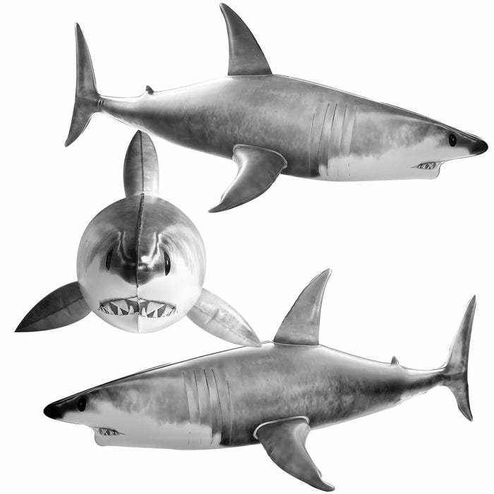 ILEISURELY 3PCS Inflatable Shark Pool Toys, 25 Inch Shark Party Decorations for Birthday Pool Christmas, Party Favors Supplies Gift for Kids Adults