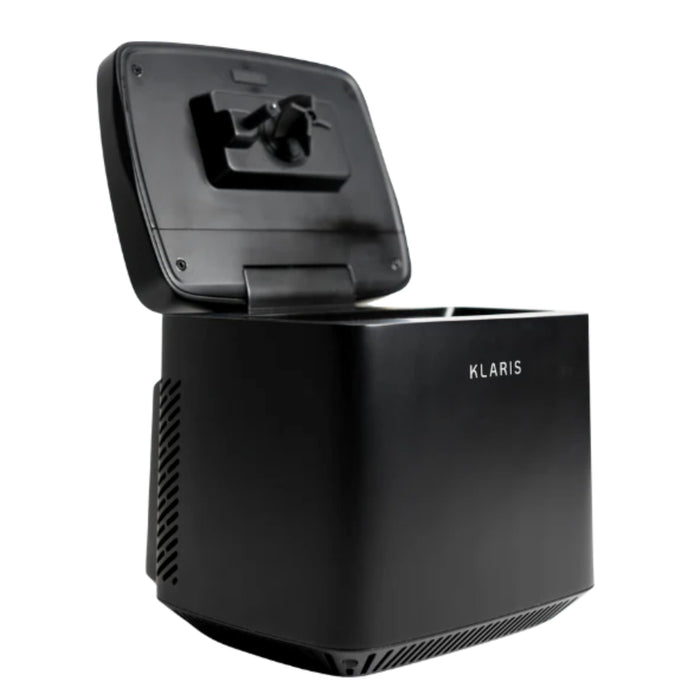 Klaris Mini - Clear Ice Cube Maker - Makes 2 Large, 2 Inch Crystal Clear Ice Cubes in 8 to 10 Hours - Creates Slow Melting Ice for Cocktails, Whiskey & Bourbon
