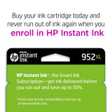 HP 952XL Black High-yield Ink Cartridge | Works with HP OfficeJet 8702, HP OfficeJet Pro 7720, 7740, 8210, 8710, 8720, 8730, 8740 Series | Eligible for Instant Ink | F6U19AN