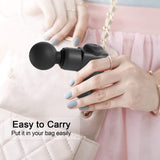 Travel Mini Massager (NOT Massage Gun), Mini Pocket Massager Mini Handheld Massager Small Massager Portable Electric Massager with 10 Speed Modes for Neck Shoulder Back Arms Massage & Sports Recovery