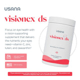 USANA Visionex DS with Lutein Zeaxanthin for Advanced Eye Health And Vision Support* - 28 Tablets - 28 Day Supply