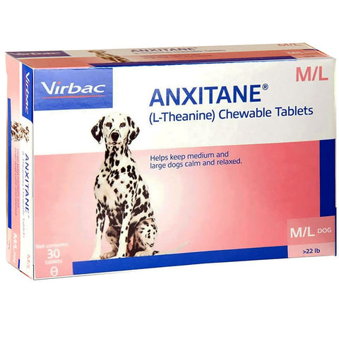 Anxitane M & L (L-Theanine) Chewable Tablets, 30 Count