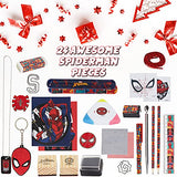 Marvel Avengers Advent Calendar 2023 for Kids Teenagers Spiderman Stationery (Spiderman Multicolor)