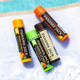Panama Jack Sunscreen Lip Balm - SPF 45, Flavor Pack, Broad Spectrum UVA-UVB Sunscreen Protection, Prevents & Soothes Dry, Chapped Lips (Dreamsicle/Vanilla/Tropical/Mango)