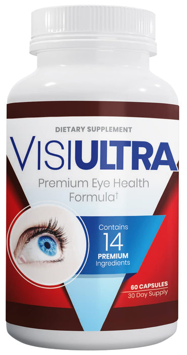 VisiUltra Eye Supplements for Adults - Best Capsules for Eye Health - Includes Vitamin & Mineral for Healthy Clear Vision - Capsules for Eyesight Improvement (1 Pack)