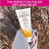 Jergens Ultra Healing Dry Skin Moisturizer, Travel Size Body and Hand Lotion, for Extra Dry Skin, Use After Washing Hands, HYDRALUCENCE blend, Vitamins C, E, B5, 1 Fl Oz (Pack of 24)