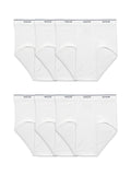 Fruit of the Loom mens Tag-free Cotton Briefs Underwear, Big Man - 6 Pack White, 3X-Large US