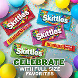 SKITTLES & STARBURST Variety Pack Full Size Chewy Candy Assortment, 62.79 oz, 30 Count