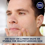 Pack of 3 NIVEA MEN Skin & Stubble Face Moisturiser for Sensitive Skin 125ml