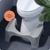 Squatty Potty The Original Bathroom Toilet Stool, Curve Lightweight with Sleek and Modern Design, Gray, 7"