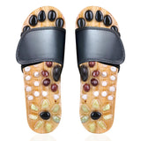 Acupressure Massage Slippers with Earth Stone (Men 8-9.5/Women 9.5-11)
