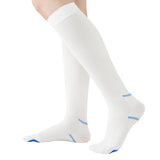 EVOPLECI Anti Embolism Compression Stockings for Women and Men Ted Hose Socks 15-20 mmhg Moderate Level With Inspect Toe Hole