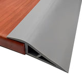 Door-Threshold-Ramp-Floor-Transition-Strip 36 inch, Threshold 3/4 to 4/5 in, Thresholds Ramps for Doorways, Edge-Reducer Vinyl-Transition-Strip for Door/Floor (Grey)