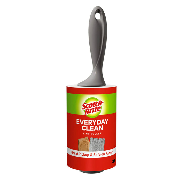 Scotch-Brite Lint Roller, Removes Lint And Pet Hair From Clothes And Furniture, 1 Roller, 95 Sheets