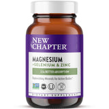 New Chapter Magnesium-Selenium-Zinc Supplement for Active Bodies, Bounce Back After Exercise with Muscle Support Minerals + Hydrating Electrolytes, 325 mg Magnesium in One-Daily Tablet, 30 Count