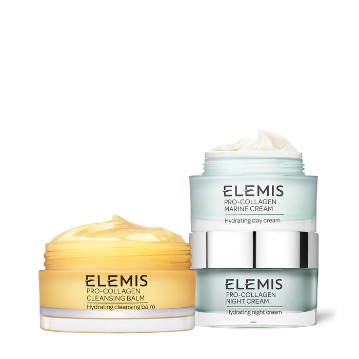 ELEMIS Pro-Collagen Icons Collection | Skincare Routine for Fine Lines and Wrinkles, Cleanses, Smoothes, and Replenishes the Skin