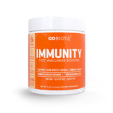 Immune Support Supplement - Immunity Defense Powder Wellness Booster - Vegan Superfood - Elderberry, Turmeric, Vitamin C Powder and B12 Supplement, Non-GMO and Sugar Free (Orange)