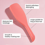 Tangle Teezer The Large Ultimate Detangling Brush, Dry and Wet Hair Brush Detangler for Long, Thick, Curly and Textured Hair, Salmon Pink