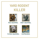 Little Killer Squirrel Trap for Squirrel & Chipmunk Removal in Homes Gardens Bird Feeders | Wood Choker Style Animal Traps for Yard Rodents | USA Made | Quick & Clean Kill Lethal Trap | Rust Resistant