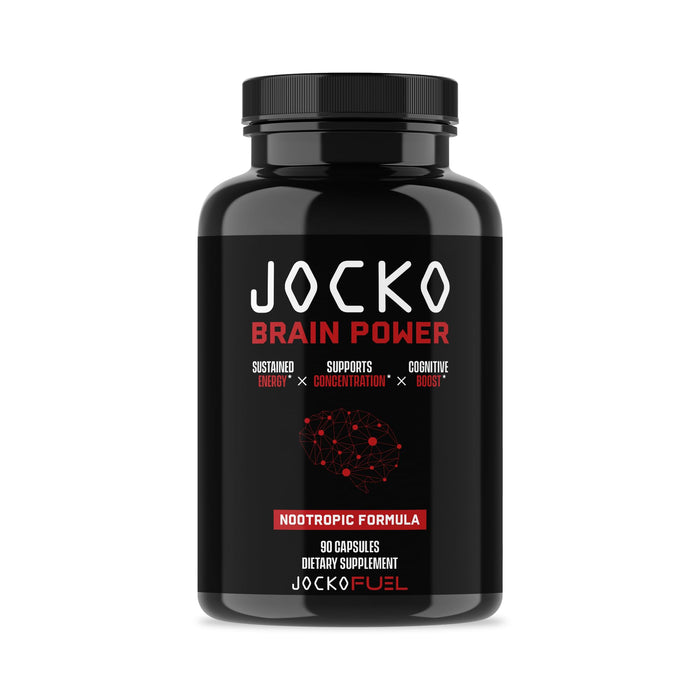 Jocko Fuel Brain Power Brain Supplements for Memory & Focus - Brain Booster Nootropic Energy Supplement, Memory Supplement for Brain - Sustained Energy Brain Supplement with No Crash - for Men & Women