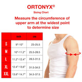 ORTONYX Shoulder Stability Brace Compression Sleeve for Rotator Cuff Support, Injury Prevention, Dislocated AC Joint, Labrum Tear, Frozen Shoulder Pain, Sprain, Soreness, Bursitis/L